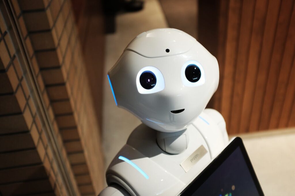 Robot staring